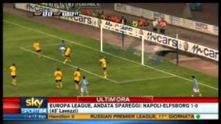 Europa League Play Off NapoliElfsborg 10 190810 [upl. by Niletac]