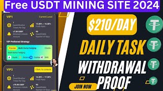 Yamana USDT Free USDT mining site 2024  Get 210 usdt for free Quick withdrawal [upl. by Cookie]