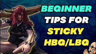 BEGINNER TIPS FOR HBG STICKYLBG  MHW ICEBORNE [upl. by Zenitram840]