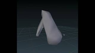 Some very lowpoly hands PS1N64 style lowpoly blender [upl. by Ecnirp269]