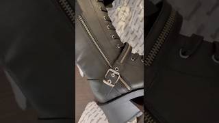 BRATTY206 Black Vegan Leather kneeboots by demonia unboxingvideo bratstyle gothic bootshaul [upl. by Jeremiah529]