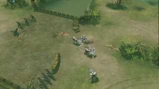 Dawn of War 2 Fights Purifiers vs Howling Banshees [upl. by Charlean]