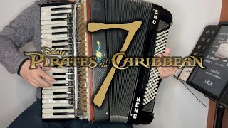 AccordionPirates of the Caribbean  Hes a Pirate  Remake [upl. by Leamse]