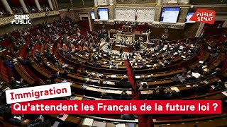 Immigration  Quattendent les Français de la future loi [upl. by Eldredge968]