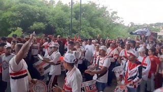 Bateria da Torcida Independente saindo do Morumbi  Treino Aberto Véspera da FINAL do Paulistão 2022 [upl. by Anik]