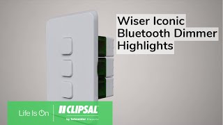 Wiser Iconic Bluetooth Dimmer  Highlights [upl. by Son]