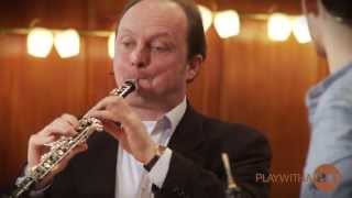 Oboe lessons Leleux Oboe Masterclass Mozart oboe concerto [upl. by Delamare242]