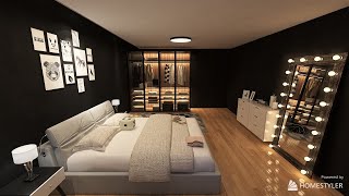 Modern Bedroom Design Tutorial Part 2  Homestyler [upl. by Iraj337]