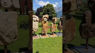 Sculptures at Bad Ragartz exhibition Bad Ragaz Switzerland [upl. by Meingolda780]