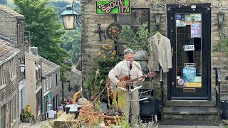 I was Only Joking  Live singing by Busker Paul Harper at Haworth [upl. by Evangeline]