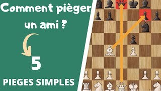 Début du fou 5 pièges simples pour débutant aux échecs [upl. by Akined]