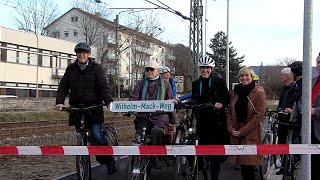 Neuer Geh und Radweg eingeweiht in Metzingen [upl. by Pagas]