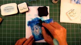 Stampscapes 101 Video 4 Introduction to color application [upl. by Olbap101]