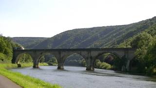 X 76500 CHAMPAGNE ARDENNES EN DIRECTION DE GIVET filmé sur le VIADUC D ANCHAMPS 10082011MP4 [upl. by Tung]