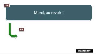 How to pronounce Merci au revoir [upl. by Ahsiel]