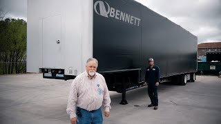 Bennetts David Lowry demos LCS Loadcovering System Protecting Our Freight [upl. by Evans]