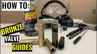 How To Installing Bronze Valve Guides [upl. by Kawasaki]