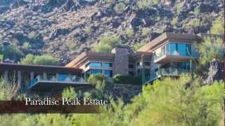 Paradise Valley Arizona Luxury Property For Sale By Auction  Contemporary Mountainside Estate [upl. by Tasiana]