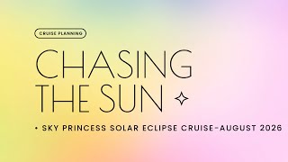 We Missed the April Eclipse on a Cruise So what do we do Book a CRUISE to go SEE ONE [upl. by Oriane785]