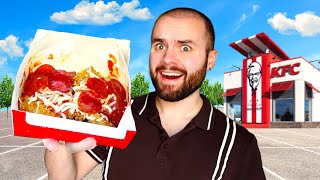 Trying The New KFC Chizza Honest Review [upl. by Gerge]