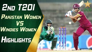 2nd T20I  Pakistan Women vs Windies Women at Karachi  Highlights  Super Over  PCB [upl. by Waverly]