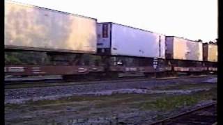 All EMD consist leading NS train 169 at Spartanburg SC with caboose 1990 [upl. by Falcone]