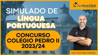 Questões de Português  Concurso Colégio Pedro II  Professor Rian [upl. by Holtorf167]