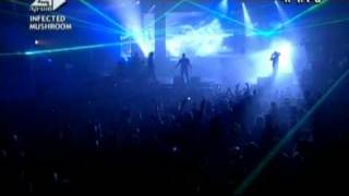 Infected Mushroom  Becoming Insane Live at Tel Aviv [upl. by Nauhs]