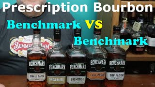 Benchmark Bourbon Comparisons  Full Proof Top Floor etc [upl. by Hanala349]