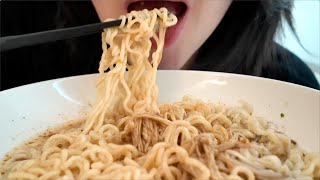 ASMR Noodle Soup ft enoki mushrooms amp shrimp crackers  Cooking and eating slurping sound [upl. by Sparkie]