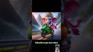 Ganpati bappa morya viralvideo shortsvideo cutetrending [upl. by Ahsropal954]