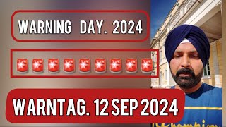 Warntag Deutschland 2024  Warning Day Germany 2024 [upl. by Ahsiemak]