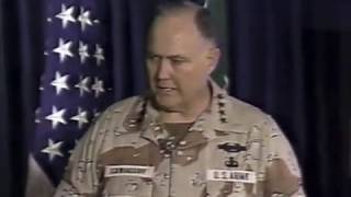 General Norman Schwarzkopf Press Briefing February 27 1991 [upl. by Eva]