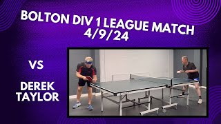 Neil Myatt vs Derek Taylor  Bolton Div 1 League Match  4924 [upl. by Lisle528]