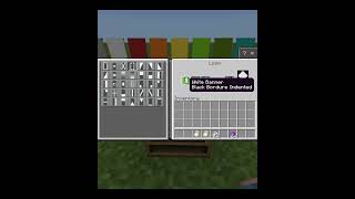 1Minute Minecraft Tutorials  Dragon Banner tutorial minecraft [upl. by Reivad]