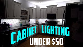 Super Slim Under Cabinet LED Light Bar Installation [upl. by Sergent795]