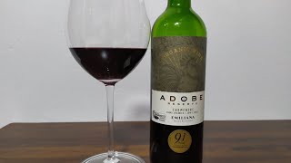 0109  Vinho Emiliana Adobe Reserva Carmenere 2018 [upl. by Ronica]