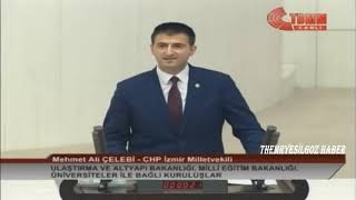 CHP Ä°ZMÄ°R MÄ°LLETVEKÄ°LÄ° MEHMET ALÄ° Ã‡ELEBÄ° MECLÄ°S KONUÅMASI15 ARALIK 2018 [upl. by Ranita]