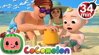 Beach Song  CoComelon Nursery Rhymes amp Kids Songs [upl. by Ayotas575]