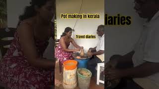 A beautiful women making clay pot  traditional pot making still business in kerala kerala diaries [upl. by Scharf]