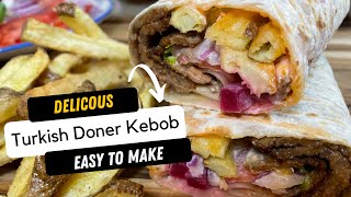 Unveiling the Secret of Turkish Doner Kebab Recipe quotA StepbyStep Guide to Doner Kebabquot [upl. by Nevart735]