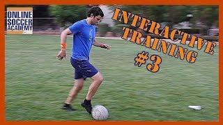 30 Minute Interactive Training Session 3  Online Soccer Academy [upl. by Noxin]