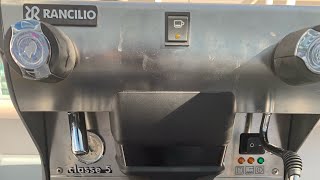 Rancilio Classe 5 ST Coffee Machine  Bar counter small coffee machine  Manual water fillings [upl. by Cuthburt]