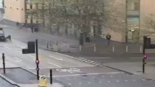 Shocking CCTV shows Bristol bus driver smashing into biker [upl. by Margarita]