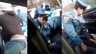 Sovereign Citizen Meets The Asphalt When He Challenges NoNonsense NJ State Troopers [upl. by Shevlo]