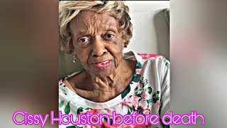 Cissy Houston moments before death Whitney Houston mother dies😭 [upl. by Annirac]