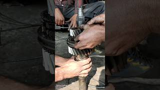 Gear box men shaft totally end shorts shortvideo [upl. by Aikel]