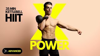 35 Min POWER Kettlebell HIIT workout  Full body Kettlebell Workout  Intense [upl. by Llevram]