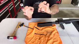 Mossberg 500 12GA Chainsaw Disassembly [upl. by Mellisa511]