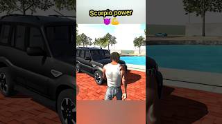 Scorpio power 😈💪 indian bike driving 3d game gaming indianbikedriving3d shorts trending video [upl. by Enyaz765]